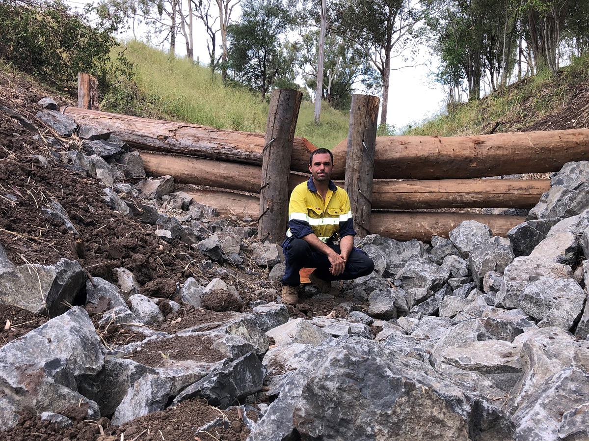Mid Brisbane Water Quality Partnership Program Gully erosion with