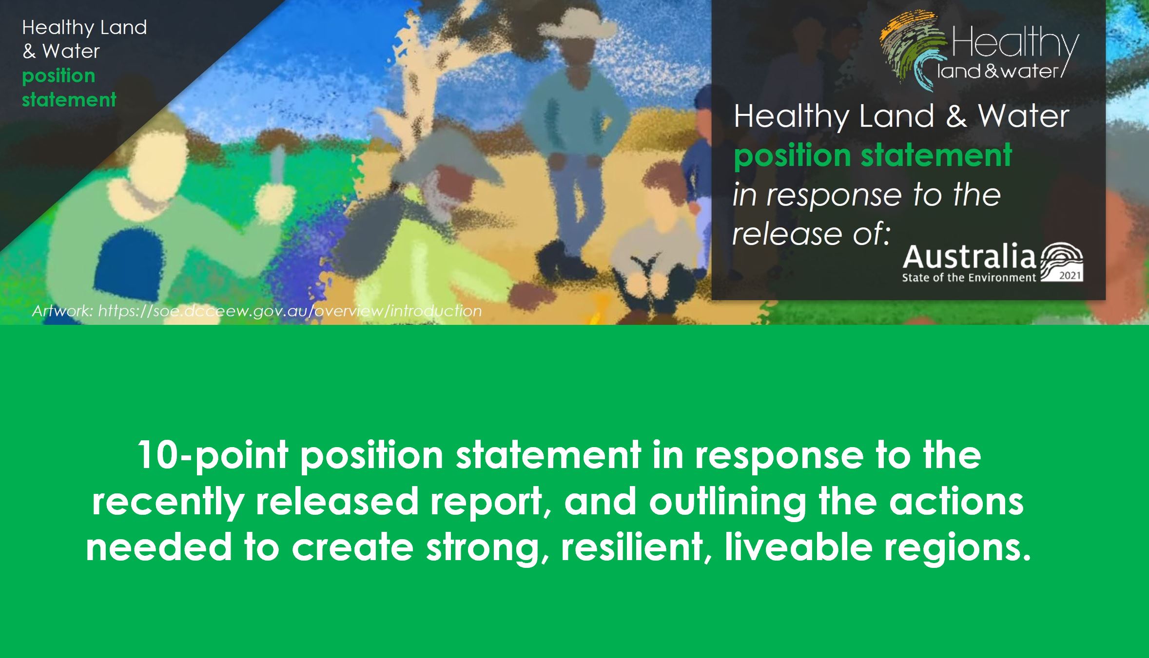 State of the environment report first slide