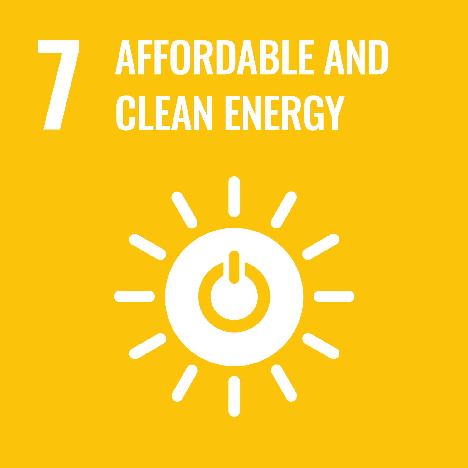 SDG Goal 7: Affordable and Clean Energy