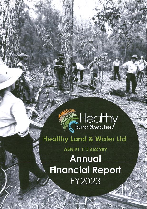 2022-23 Financial Report Healthy Land & Water